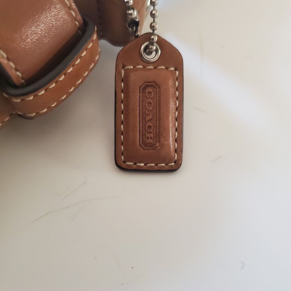 Coach East West Beige Pebbled Leather Demi Convertible Shoulder Bag Y2K NWOT - Picture 12 of 16